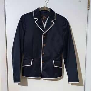 Tommy Hilfiger Navy/White Blazer With Gold Monogram Buttons (Inside Pocket)